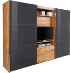 Schwebet&uuml;renschrank Magie Kleiderschrank Ausf&uuml;hrung w&auml;hlbar,Plankeneiche /