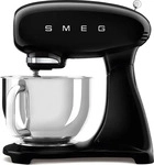 SMEG 4810206FG708293, SMEG K&uuml;chenmaschine mit Edelstahlsch&uuml;ssel schwarz SMF03BLEU
