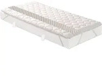 Komfortschaumtopper Badenia Trendline&reg; Senso mit Noppenstruktur, 180x200 cm - Wei&szlig;