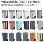 WENKO Treteimer Mod. Leman 3 Liter mit herausnehmbarem Einsatz aus lackiertem Stahl