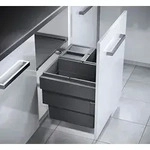 HAILO 3608631 CARGO SYNCHRO 3-fach Trennung 54 Liter f&uuml;r 60 cm Schrankbreite /