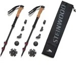 Steinwood Premium Carbon Wanderst&ouml;cke Teleskop - Trekkingst&ouml;cke Damen & Herren -