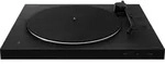 Sony PSLX310BT, Audio-Plattenspieler mit Riemenantrieb, Schwarz, Aluminium, 33 1/3,45
