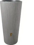4rain VASO DECOR 2in1 Regenspeicher 220 Liter zinkgrau inkl. Pflanzschale - Grau
