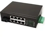 ROLINE Industrie Switch 7x RJ-45, 1x SC, unmanaged