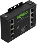 WAGO 852-112 8-Port Fast-Ethernet Switch Unmanaged Industrie-Switch - Schwarz