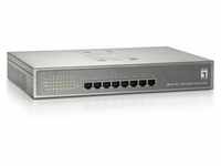 LevelOne GEP-0821 - Gigabit Ethernet (10/100/1000) - Vollduplex - Power over Ethernet