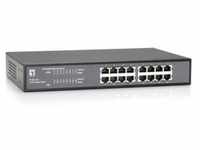 LevelOne 16-Port Gigabit Switch - Gigabit Ethernet (10/100/1000) - Vollduplex -