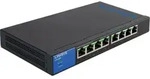 Linksys 8-Port Desktop Gigabit PoE Switch (LGS108P), Unmanaged, L2, Gigabit Ethernet