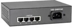 LevelOne FEP-0511 5-Port-Fast Ethernet-PoE-Switch - Grau
