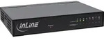 InLine Gigabit Switch 8x, 10/100/1000, Desktop, Metall, l&uuml;fterlos, gesch. Ports,