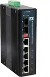 LevelOne IES-0600, Gigabit Ethernet (10/100/1000), Vollduplex, Wandmontage - Schwarz