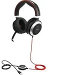 JABRA Evolve 80 MS binaural USB-C NC - Schwarz