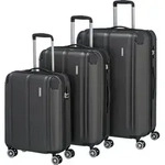 travelite City 4W Trolley Expandable L / Expandable M / S Anthrazit grau 77cm - Grau