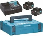 Makita Energy Kit 197641-2 2x BL1041B + DC10SB - Schwarz