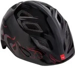 MET Kinder Fahrradhelm Genio , Flammen - Schwarz - Schwarz