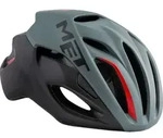 MET Fahrradhelm Rivale All Mountain , Schwarz Grau, S - Schwarz