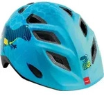 MET Kinder Fahrradhelm Elfo , Dinosaurier - Blau - Blau