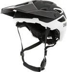 O'NEAL Bike Helm Pike Solid Black/White L/XL (58-61cm) - Schwarz