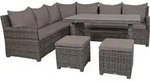 Lounge-Eckgruppe OVIEDO - Dunkelgrau