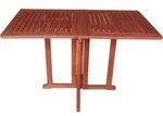 Garden Pleasure Balkontisch Baltimore 120 x 70 x 73 cm, klappbar - Braun