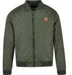 Urban Classics - DIAMOND Quilt Nylon Jacket oliv - S - Schwarz - S