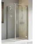 SCHULTE Duscht&uuml;r mit Seitenwand mit Dreht&uuml;r TouraPlus ExpressPlus 80 x 80 x...