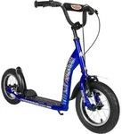 BIKESTAR Tretroller Kinderroller ab 6 - 7 Jahre | 12 Zoll Sport Edition | Blau - Blau