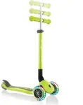 GLOBBER PRIMO FOLDABLE LIGHTS &ndash; Tretroller Kinder, 120/80 mm, ABEC 5, 3-r&auml;drig,