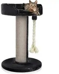 CanadianCat Ontario, Katzenkratzbaum, Freistehend, Schwarz, Pl&uuml;sch, Sisal, 20 cm -