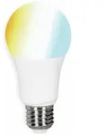 M&Atilde;1/4ller-Licht 404004 E27 9W LED-Lampe, Birnenform, Sockel E27, 9 Watt, wechselnde