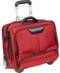 Dermata 2 Rollen Businesstrolley 41 cm Laptopfach - Rot