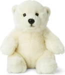 WWF Pl&uuml;schtier Eisb&auml;r (sitzend, 22cm) lebensecht Kuscheltier Stofftier - Wei&szlig;