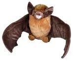 Wild Republic - Kuscheltier - Cuddlekins - Fledermaus braun - Braun