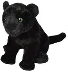 Wild Republic Plusch Panther Stofftier - schwarz - Panther Stofftier - Schwarz