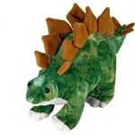 Wild Republic Plusch Stego Dinosaurier - grun/braun - 25 cm - Gr&uuml;n