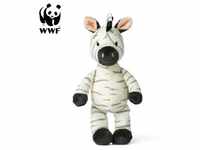 WWF Cub Club - Ziko das Zebra (weiß, 22cm) mit Glöckchen Kuscheltier Stofftier für