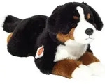 Teddy Hermann TH-919407, Spielzeug-Hund, 1,5 Jahr(e) - Schwarz/Braun/Wei&szlig;