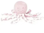 NATTOU Pink-White Octopus Pl&uuml;sch