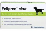 Felipren akut Kautabletten bei und nach akutem Durchfall von Hunden, 24 St. Tabletten
