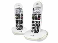 Doro PhoneEasy 110, DECT-Telefon, Freisprecheinrichtung, 100 Eintragungen,