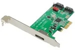 Dawicontrol DC-610E RAID, SATA, PCI Express, 0, 1, JBOD, SPAN, 6 Gbit/s, Low Profile