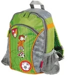 sigikid Rucksack Kily Keeper, Gr&ouml;&szlig;e: 28 x 23 x 10 cm - Gr&uuml;n/Grau