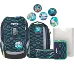ergobag pack Schulranzen, Set 6-tlg. 20 Liter TraumzauB&auml;r - Blau