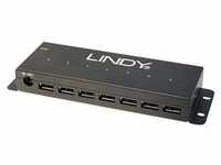 Lindy Industrial USB 2.0 Hub - Hub - 7 x Hi-Speed USB