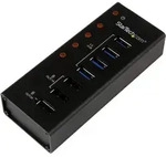STARTECH.COM 4 Port USB 3.0 Hub plus 3 Ladeanschl&uuml;ssen (2x 1A & 1x 2A) -