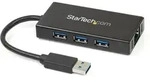 StarTech.com 3-Port USB 3.0 (5Gbps) Hub mit Gigabit Ethernet Adapter aus Aluminium,