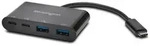Kensington CH1000 - Hub - 2 x USB 3.1 + 2 x USB-C - Desktop - Schwarz
