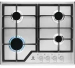 Electrolux EGS6426SX, Edelstahl, Integriert, Gaskochfeld, Edelstahl, 4 Zone(n),...