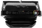 Tefal OptiGrill + GC7128, Schwarz, Edelstahl, Rechteckig, 30 x 20 mm, PTFE, Aluminium